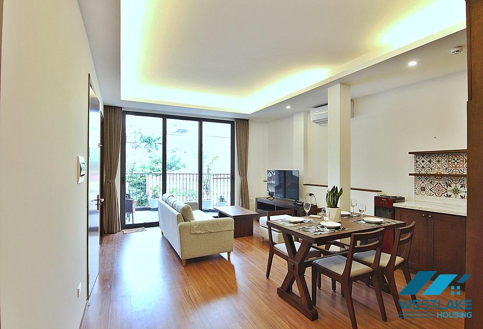 Bright 02-bedroom apartment for rent on Dang Thai Mai street, Tay Ho District, Hanoi