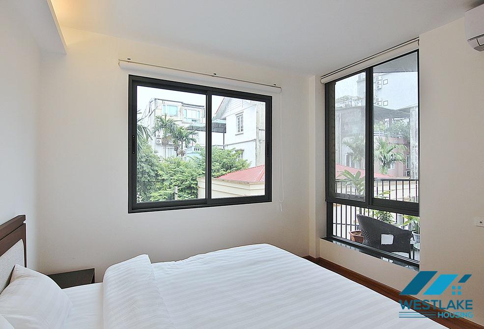 Bright 02-bedroom apartment for rent on Dang Thai Mai street, Tay Ho District, Hanoi