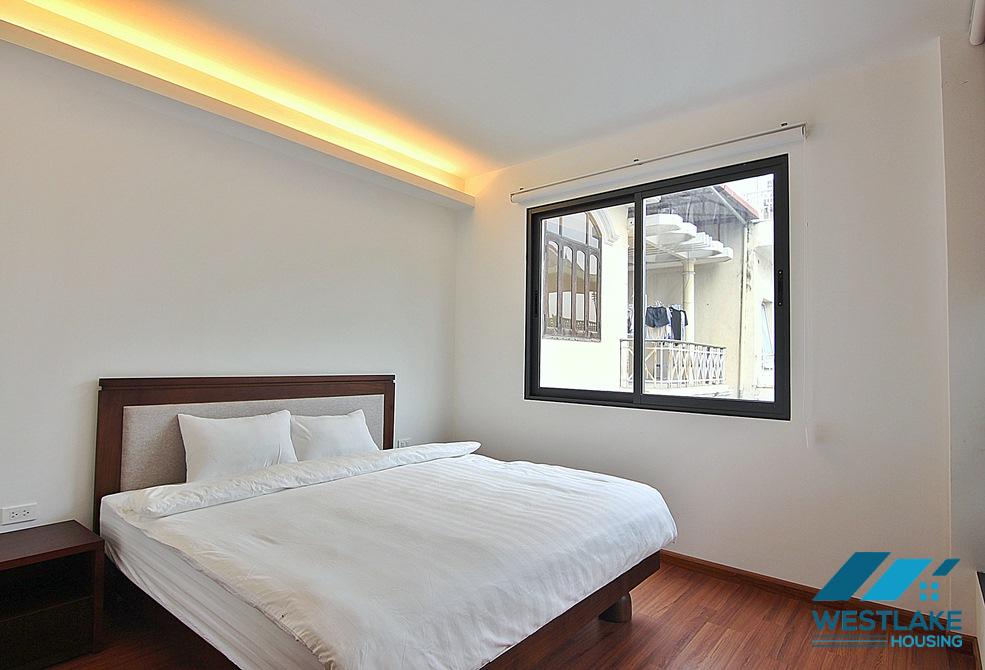 Bright 02-bedroom apartment for rent on Dang Thai Mai street, Tay Ho District, Hanoi