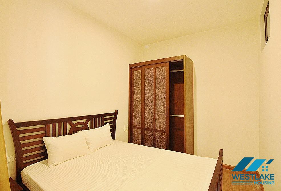 Bright 02-bedroom apartment for rent on Dang Thai Mai street, Tay Ho District, Hanoi