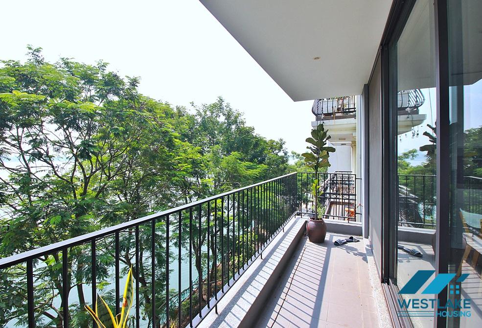 A 2 bedroom lake view apartment for rent in Nhat Chieu street