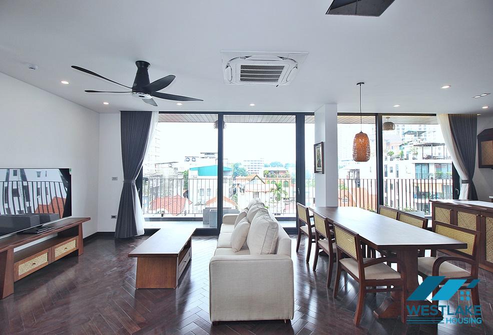 A brand new duplex 3 bedroom apartment for rent in Dang Thai Mai, Tay Ho