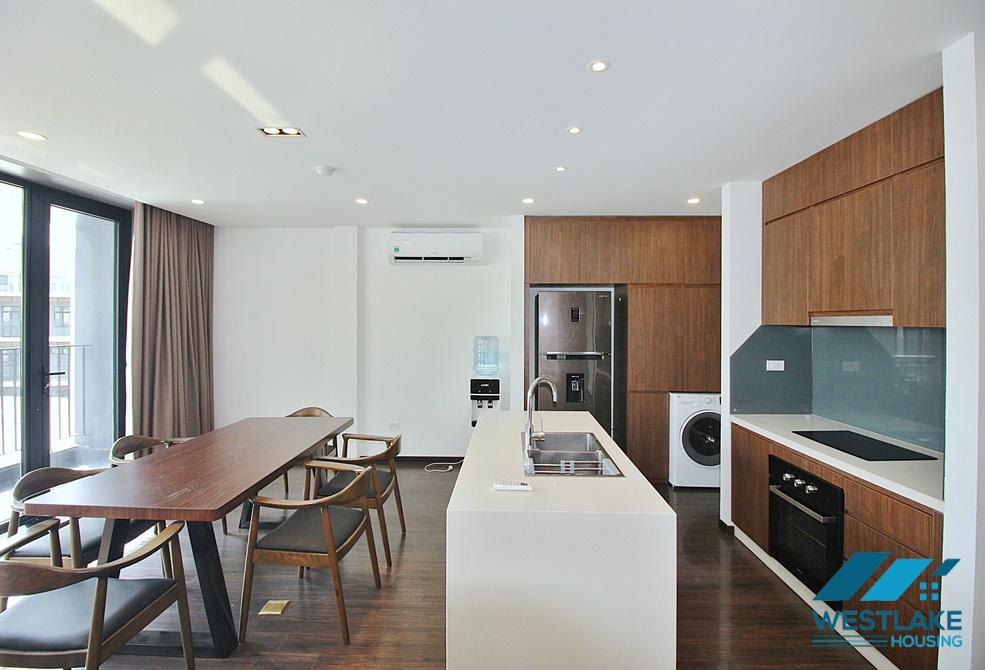 A beautiful and bright 02 bedrooms apartment for rent on To Ngoc Van Street, Tay Ho District