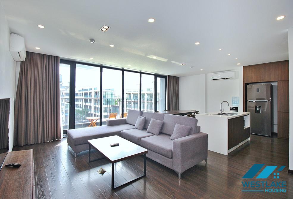 A beautiful and bright 02 bedrooms apartment for rent on To Ngoc Van Street, Tay Ho District