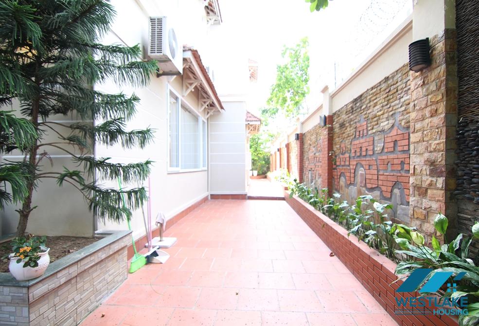 Garden 5 bedrooms villa for rent in C block, Ciputra, Tay Ho, Ha Noi