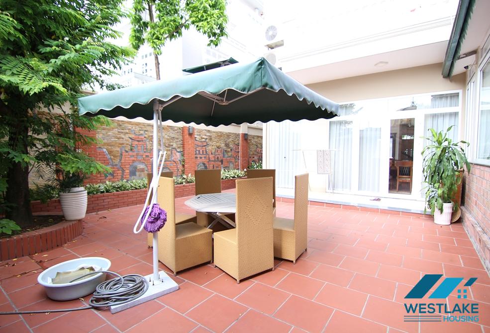 Garden 5 bedrooms villa for rent in C block, Ciputra, Tay Ho, Ha Noi