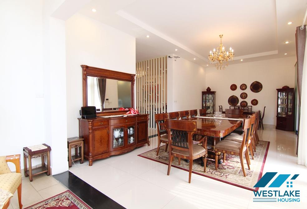 Garden 5 bedrooms villa for rent in C block, Ciputra, Tay Ho, Ha Noi