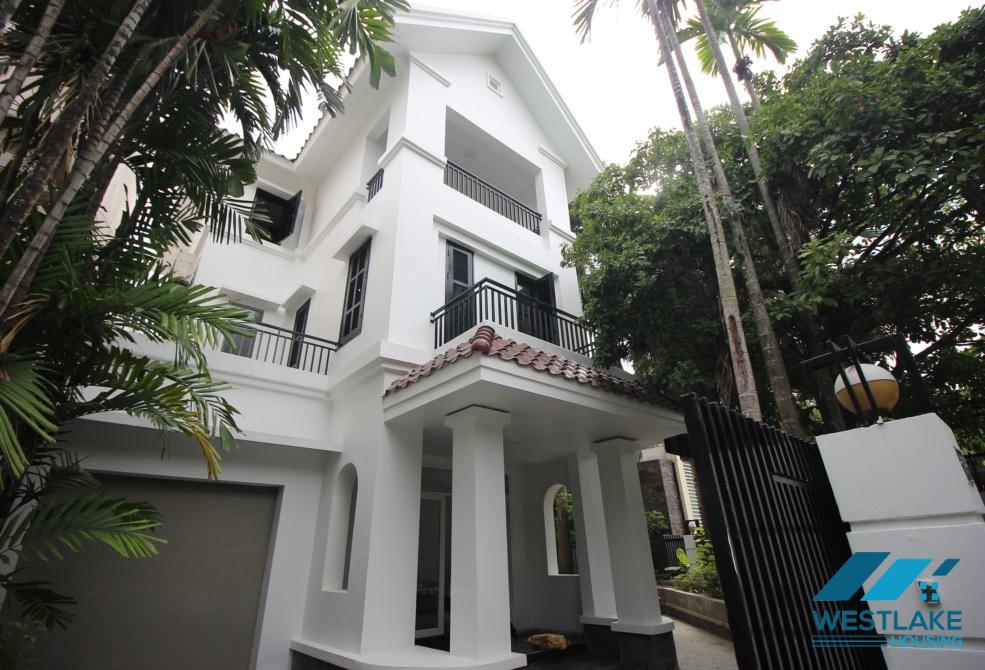 Renovated corner villa with outdoor-pool for rent in Ciputra, Tay Ho