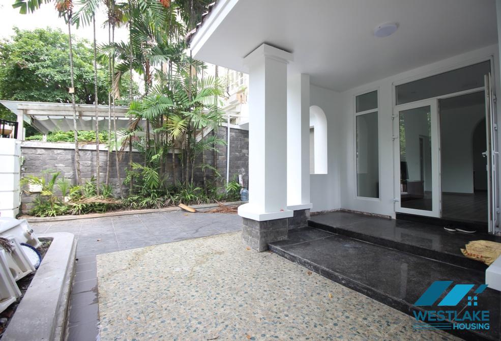 Renovated corner villa with outdoor-pool for rent in Ciputra, Tay Ho