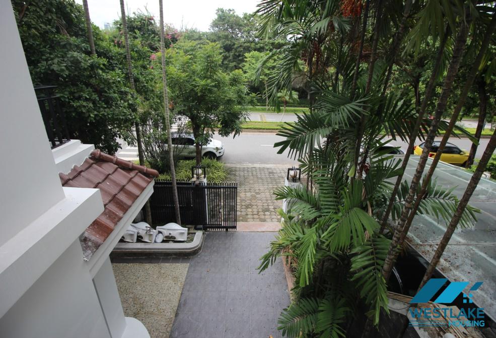 Renovated corner villa with outdoor-pool for rent in Ciputra, Tay Ho