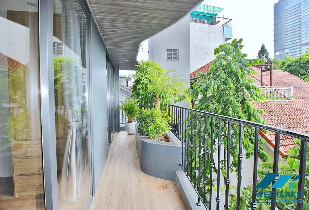 Beautiful apartment with green view for rent in Tay Ho, Hanoi