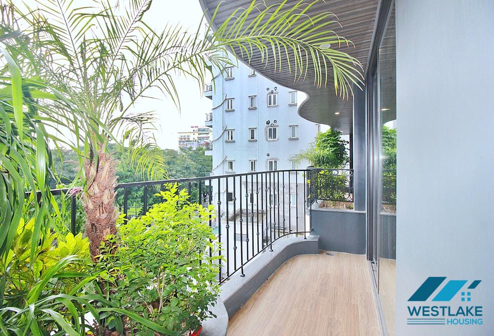 Beautiful apartment with green view for rent in Tay Ho, Hanoi