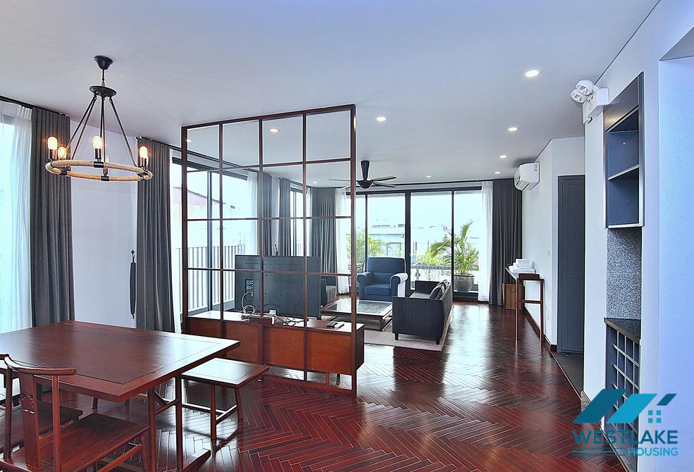 Modern penthouse apartment with stunning lake view for rent in Tay Ho, Hanoi