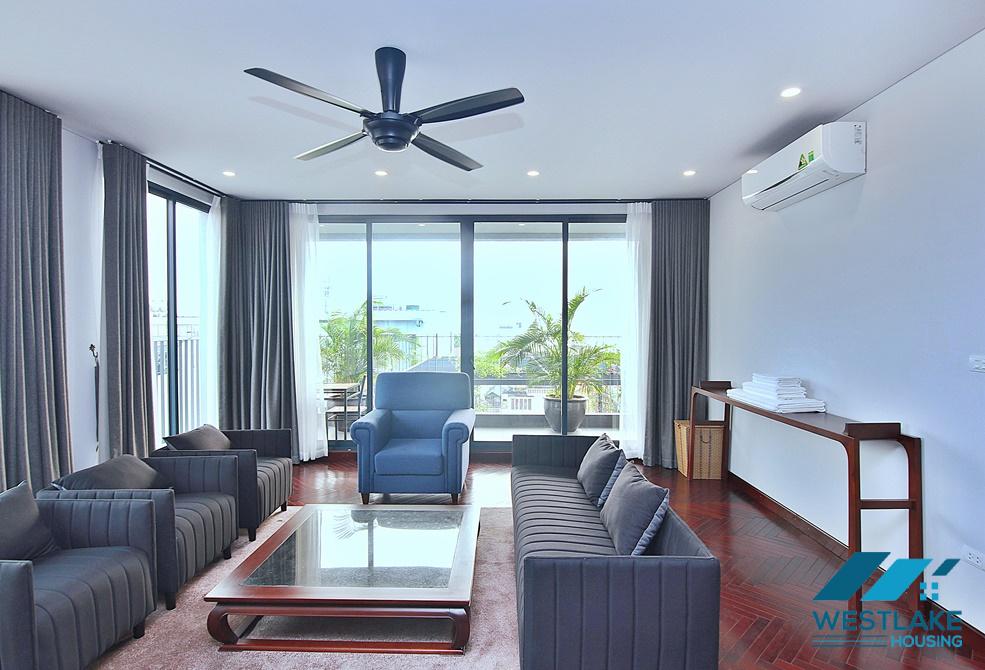 Modern penthouse apartment with stunning lake view for rent in Tay Ho, Hanoi