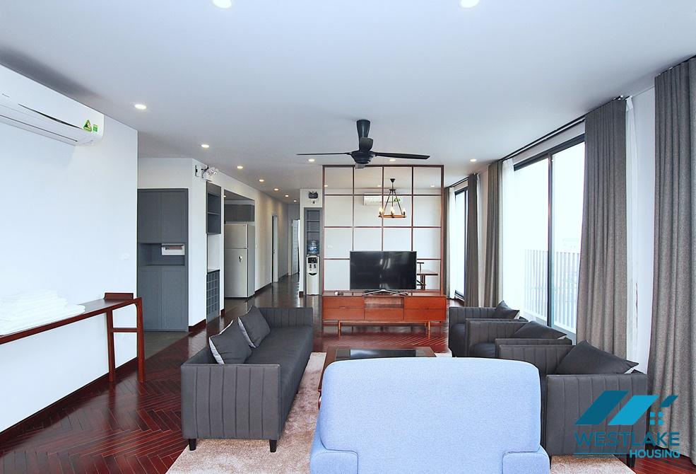 Modern penthouse apartment with stunning lake view for rent in Tay Ho, Hanoi