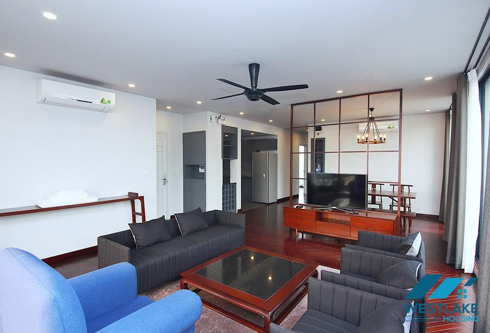 Modern penthouse apartment with stunning lake view for rent in Tay Ho, Hanoi