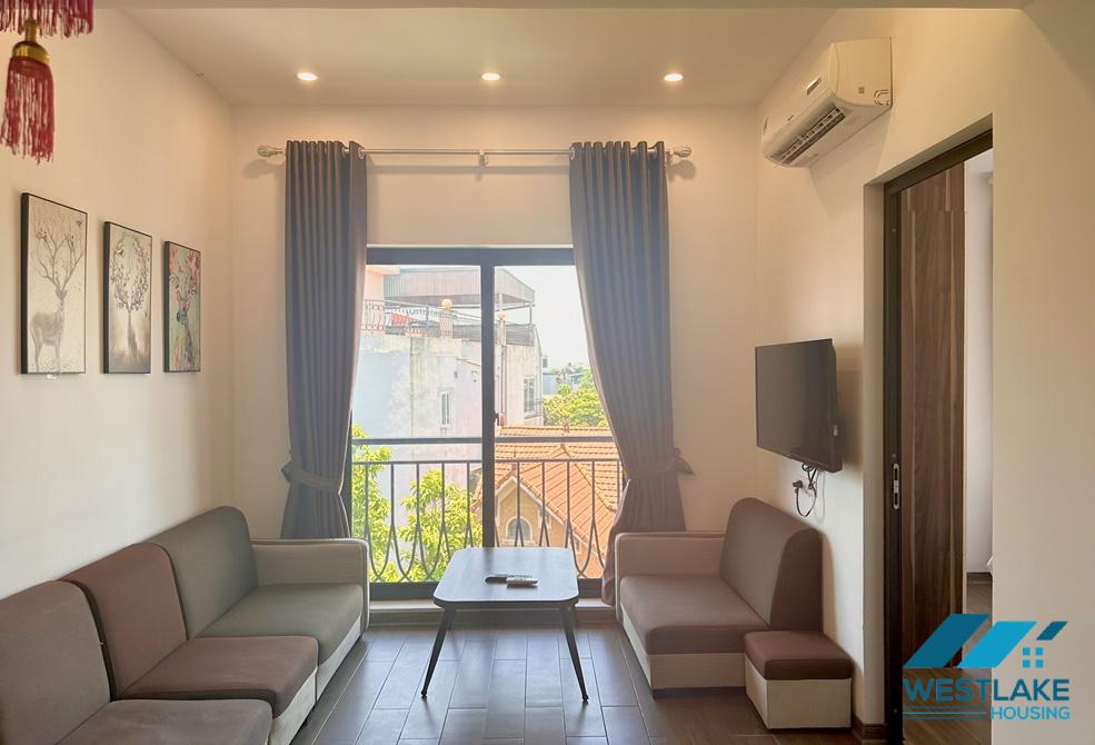 Duplex two bedroom bright apartment for rent in Trinh Cong Son st, Tay Ho