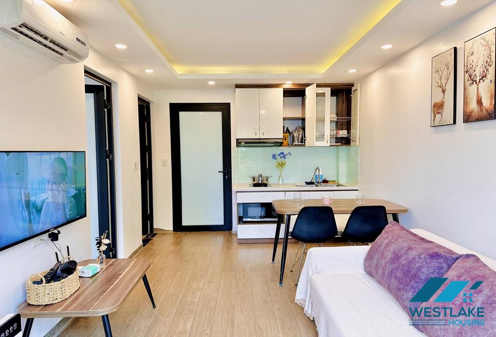 Nice and bright 1 bedroom apartment for rent in Trinh Cong Son st Tay Ho