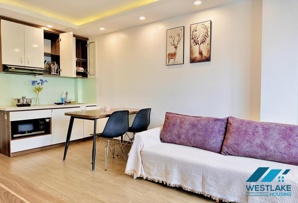 Nice and bright 1 bedroom apartment for rent in Trinh Cong Son st Tay Ho