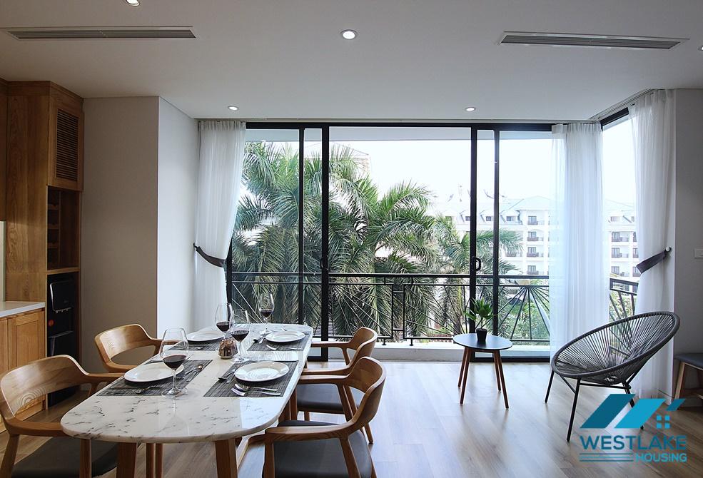 Beautiful 02-bedroom apartment for rent on Tu Hoa Street, Tay Ho, Hanoi