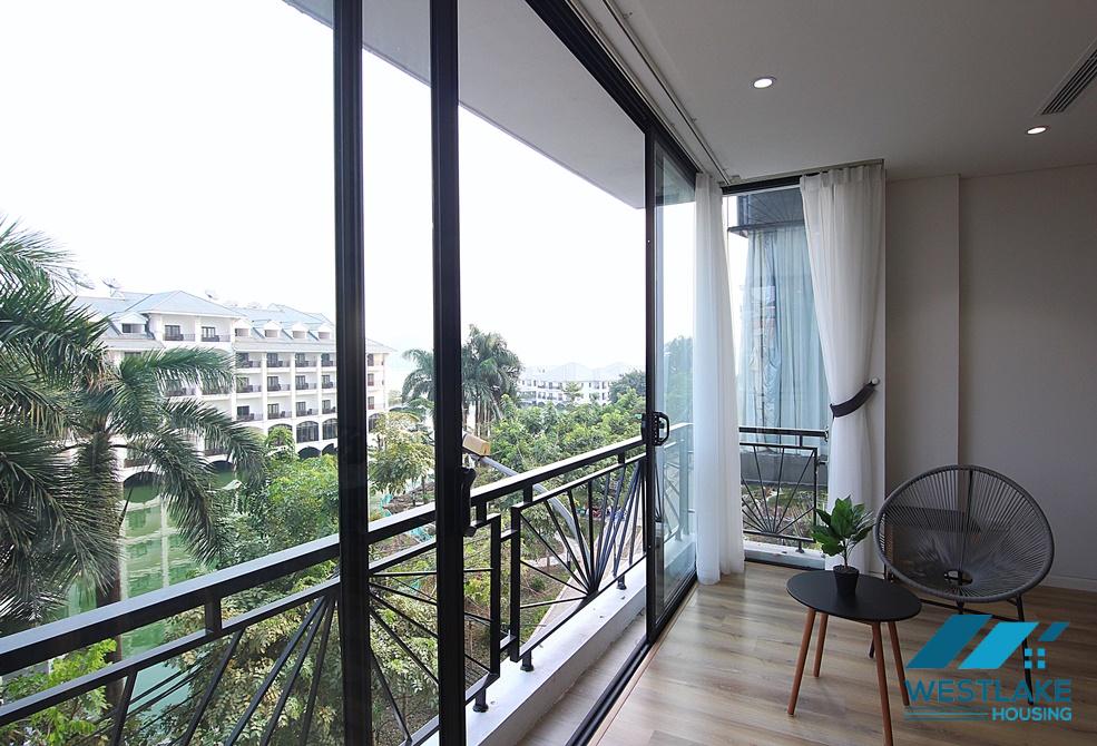 Beautiful 02-bedroom apartment for rent on Tu Hoa Street, Tay Ho, Hanoi