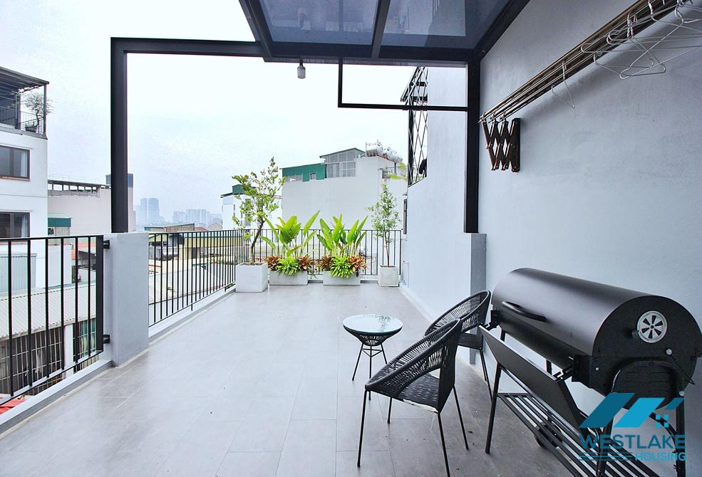 Morden house with elevator for rent in the central of Tay Ho District