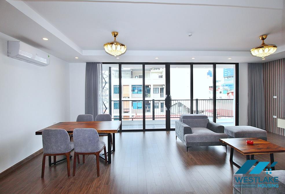 Beautiful and spacious 03-bedroom apartment for rent on Trinh Cong Son Street, Tay Ho, Hanoi