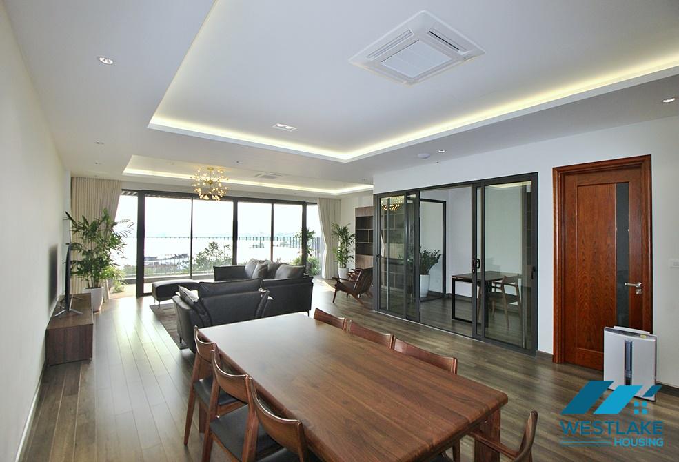 Large apartment with 03 bedrooms and a working room for rent in Tay Ho District, Hanoi