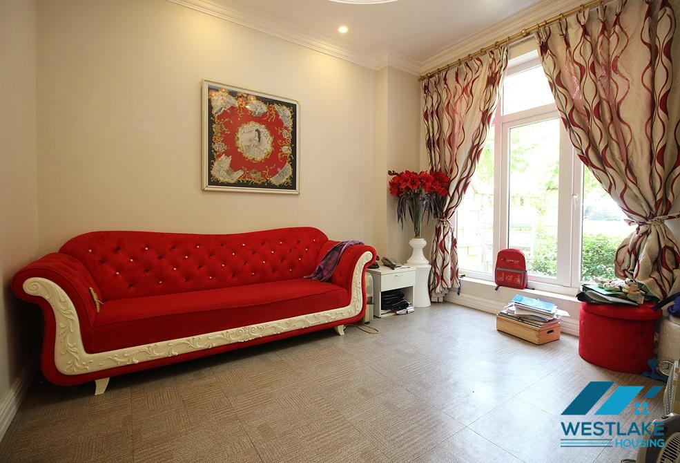 A cozy four-bedroom villa in Ciputra, Tay Ho district, Hanoi