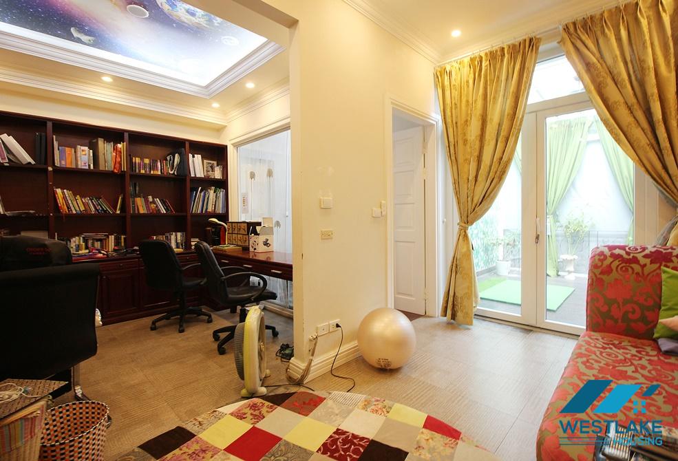 A cozy four-bedroom villa in Ciputra, Tay Ho district, Hanoi