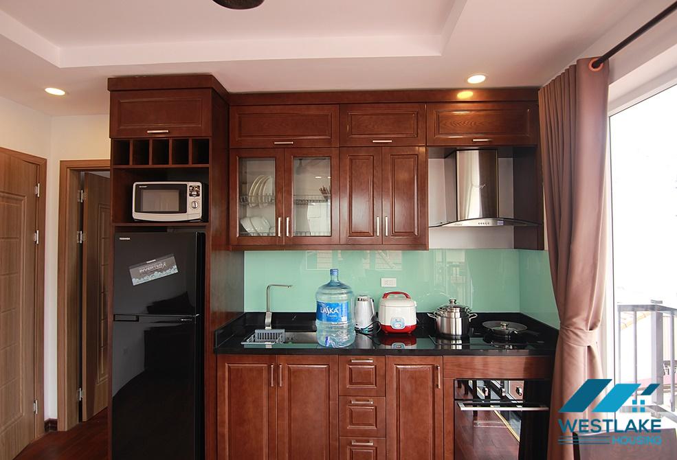 Good designed and bright 01 bedroom apartment for rent on To Ngoc Van Street, Tay Ho, Hanoi