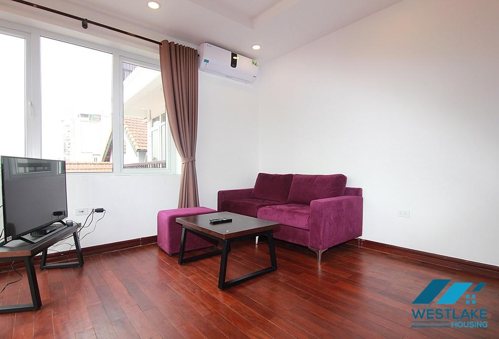 Good designed and bright 01 bedroom apartment for rent on To Ngoc Van Street, Tay Ho, Hanoi