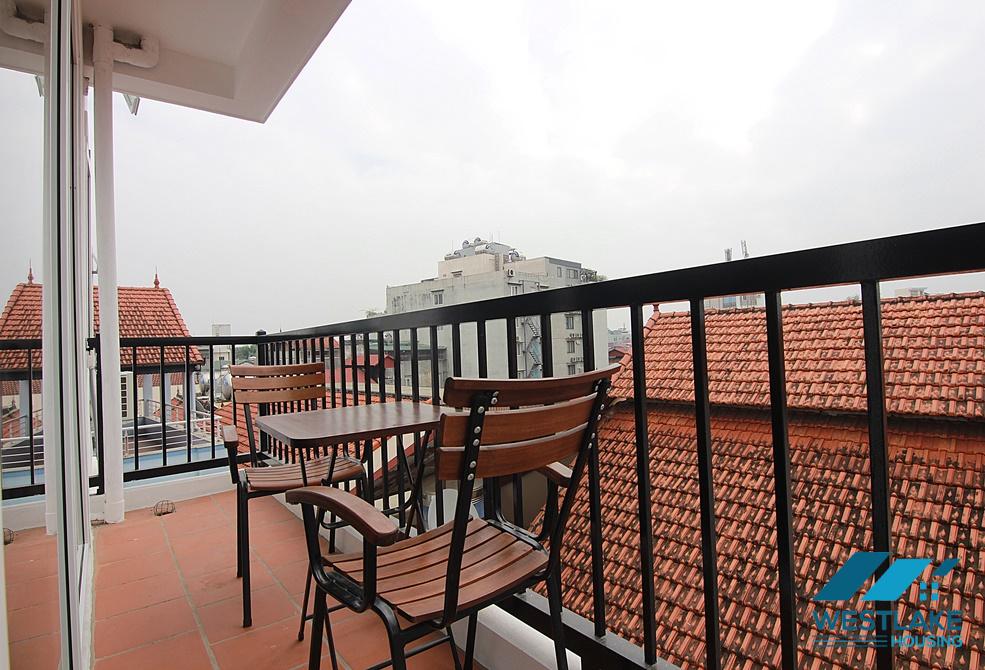 Good designed and bright 01 bedroom apartment for rent on To Ngoc Van Street, Tay Ho, Hanoi