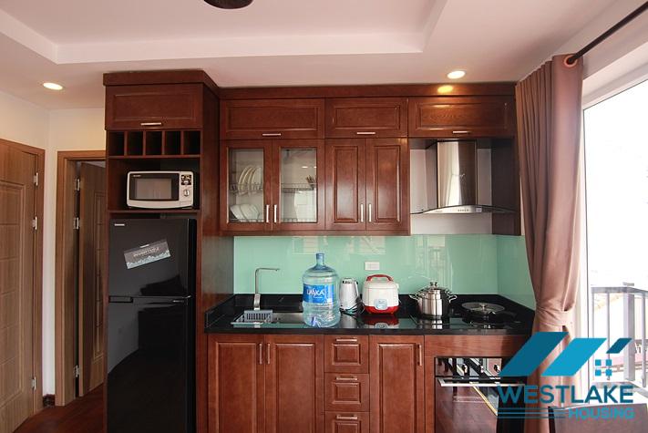 Good designed and bright 01 bedroom apartment for rent on To Ngoc Van Street, Tay Ho, Hanoi