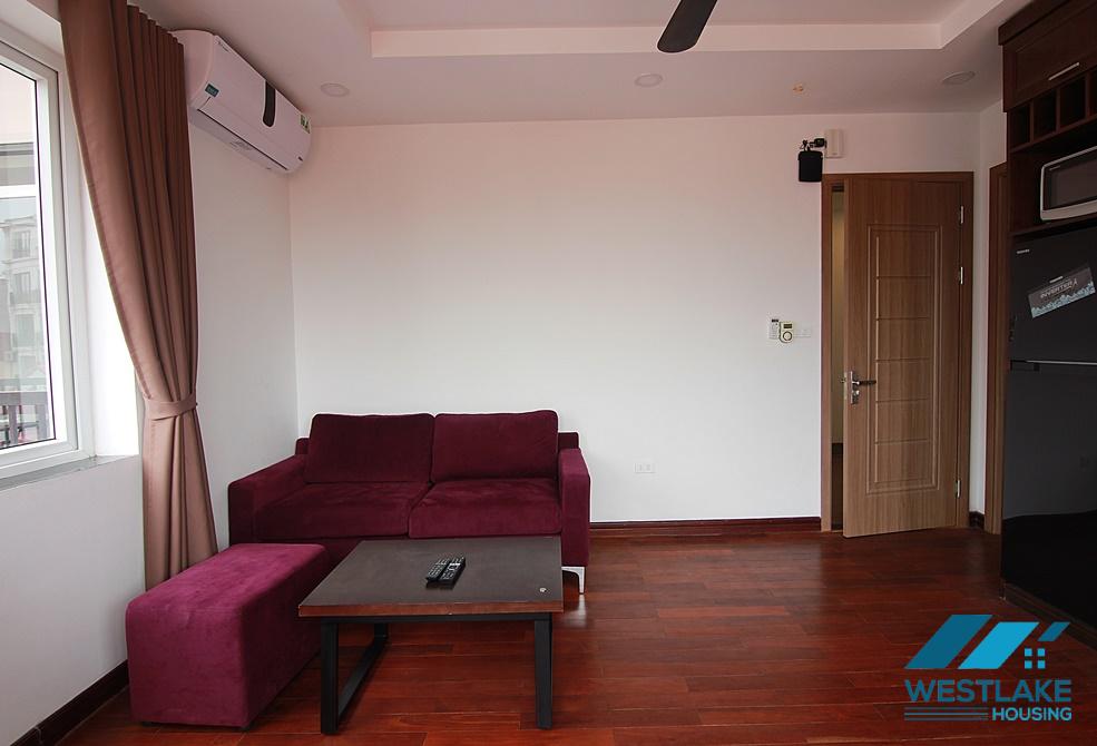 Good designed and bright 01 bedroom apartment for rent on To Ngoc Van Street, Tay Ho, Hanoi