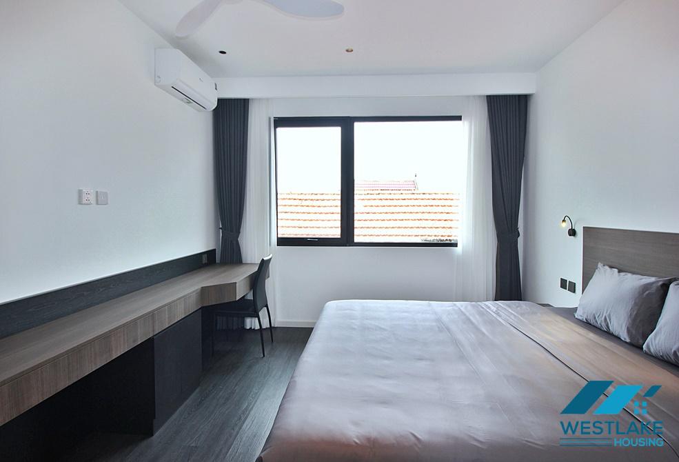 Lake view and luxurious 03-bedroom apartment for rent on Quang Khanh Street, Tay Ho District, Hanoi