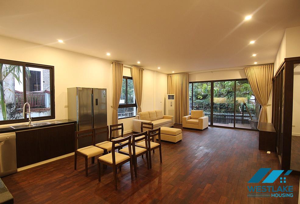 Spacious 03-bedroom apartment for rent on Dang Thai Mai Street, Tay Ho, Hanoi