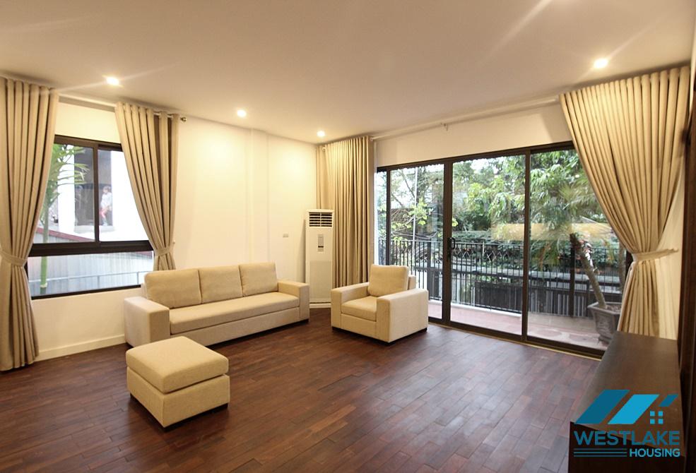 Spacious 03-bedroom apartment for rent on Dang Thai Mai Street, Tay Ho, Hanoi