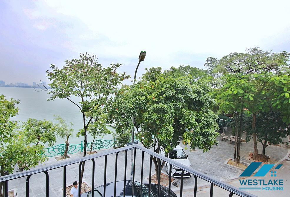 Lake view 1 bedroom apartment for lease in Yen Phu village, Tay Ho