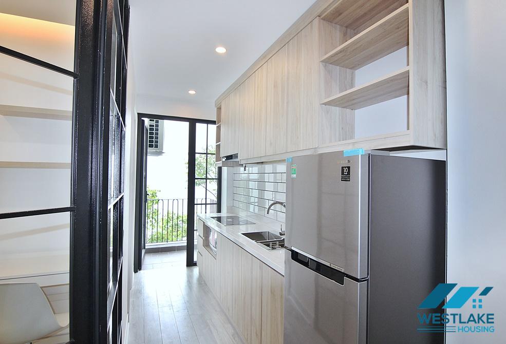 Lake view 1 bedroom apartment for lease in Yen Phu village, Tay Ho