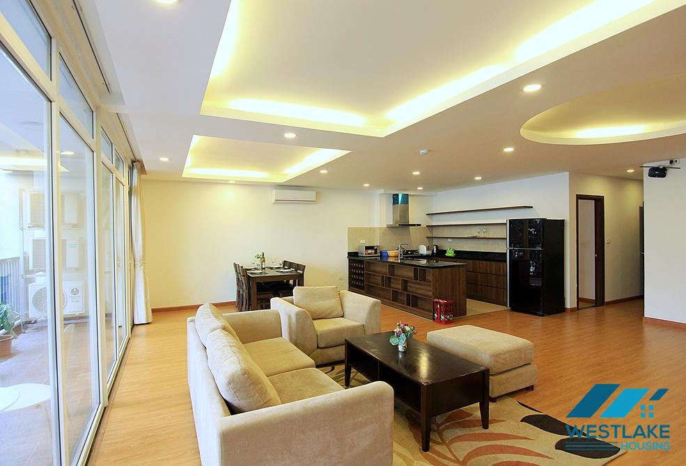 Big size apartment with balcony for rent in Tu Hoa st, Tay Ho District