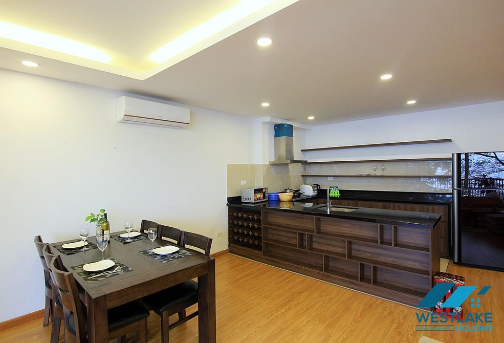 Big size apartment with balcony for rent in Tu Hoa st, Tay Ho District