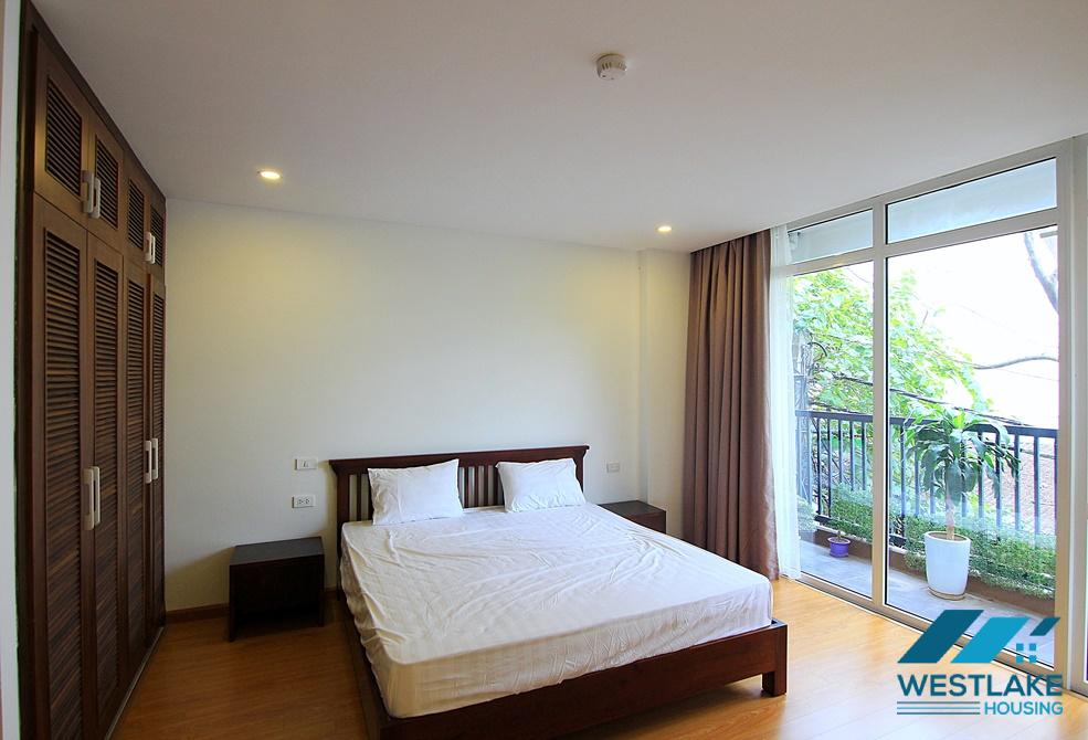 Big size apartment with balcony for rent in Tu Hoa st, Tay Ho District