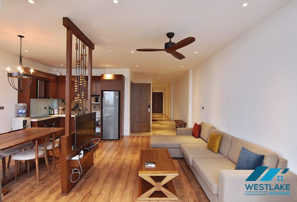 An exquisite 3 bedroom apartment for rent on Dang Thai Mai street