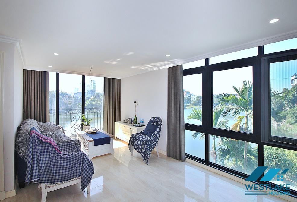 A lake view and bright 2 bedroom apartment in Au co, Tay ho