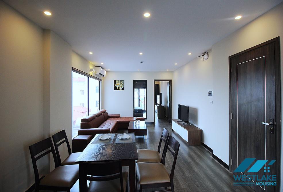 Good designed and spacious 01 bedroom apartment for rent on Nhat Chieu Street, Tay Ho, Hanoi