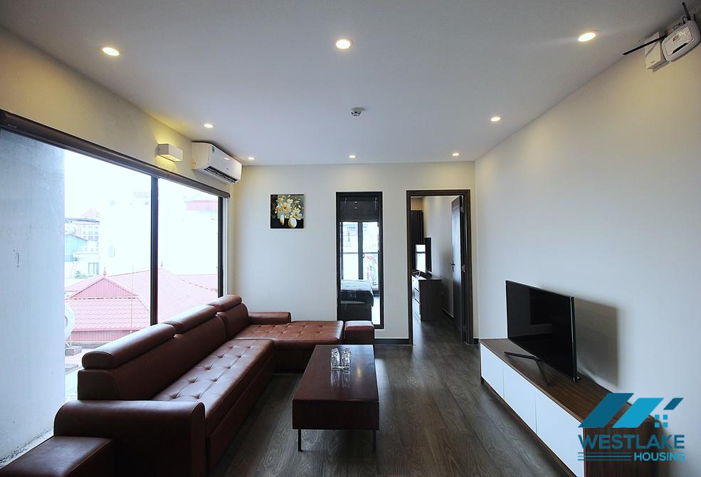 Good designed and spacious 01 bedroom apartment for rent on Nhat Chieu Street, Tay Ho, Hanoi