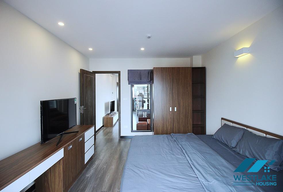 Good designed and spacious 01 bedroom apartment for rent on Nhat Chieu Street, Tay Ho, Hanoi