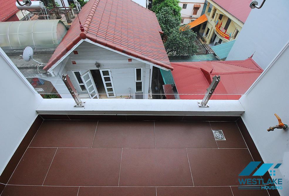 Good designed and spacious 01 bedroom apartment for rent on Nhat Chieu Street, Tay Ho, Hanoi