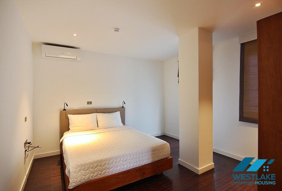 Asian contemporary style 4 bedrooms apartment for rent in Tay Ho, Ha Noi